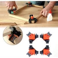 ราคา iRon Wood ชุดแคลมป์ 90 องศา เข้ามุม ปากกาจับชิ้นงาน 4 ชิ้น พลาสติกคุณภาพสูง แบบปรับได้ คลิปจับงาน สำหรับงานเฟอร์นิเจอร์ (50656999058)