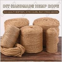 ราคา เชือกป่านถักมือ DIY ป่าน 100 เมตร มีให้เลือก 8 ขนาด ความหนา 2 3 4 5 6 มม ของเล่นแมว (28530654945)