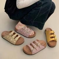 ราคา Songkran รองเท้าสตรี Birkenstock 2026 สไตล์ใหม่ เหมาะสำหรับการสวมใส่ในฤดูร้อนและการใช้กลางแจ้ง รองเท้าสตรี Birkenstock Seaside (57106714177)