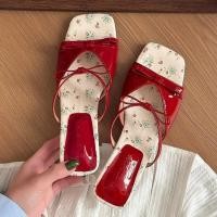 ราคา รองเท้าส้นเตี้ยแบบสวมสไตล์เกาหลี หัวเหลี่ยม โบว์ผูก PU กันลื่น ทนทาน สำหรับผู้หญิง แฟชั่นฤดูร้อน สวมใส่สบาย (52403918225)