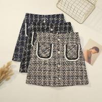 ราคา พร้อมส่ง กระโปรงสั้นไหมพรมเอวสูง S 5XL ผ้าทวิส ชุดกระโปรงผู้หญิงแฟชั่นเกาหลี กระโปรงทำงานทรงเอมีซับใน (52851221083)