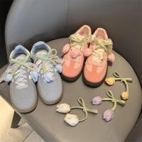 ราคา ส่วนประกอบของรองเท้าบัลเล่ต์แบบทิวลิป ลายไม้ และหัวเข็มขัด มุกและคริสตัลโบว์ (57703331164)