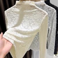 ราคา เสื้อลายลูกไม้ลายกลวง สไตล์สไบSlim Fit ผ้าโปร่งสำหรับสวมใส่ด้านใน (54954515184)