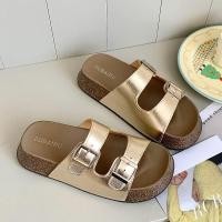 ราคา Songkran รองเท้าสตรี Birkenstock 2026 สไตล์ใหม่ เหมาะสำหรับการสวมใส่ในฤดูร้อนและการใช้กลางแจ้ง รองเท้าสตรี Birkenstock Seaside (46656737759)