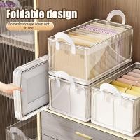 ราคา WEMB PVC โปร่งใสตะกร้าเก็บสําหรับเสื้อผ้าชุดชั้นในกล่องเก็บโครงเหล็กตู้เสื้อผ้า Organizer ใหม่ (58156640271)