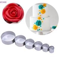 ราคา WEMB 6 ชิ้นทรงกลมแม่พิมพ์มูสแหวนแม่พิมพ์สแตนเลสเครื่องตัดเค้ก Bake ware ใหม่ (55304617483)