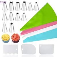 ราคา เรา 14 20ชิ้นท่อหัวฉีดชุด ทําเอง ช็อคโกแลตครีมขนมเบเกอรี่อุปกรณ์เค้กไอซิ่งท่อครีมตกแต่งนํามาใช้ใหม่ถุงขนมใหม่ (54406654896)