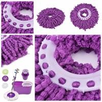 ราคา เรา ใหม่ รีฟิลทดแทนในครัวเรือน 360 Spin Cleaning Pad ไมโครไฟเบอร์ Mop 1PC ใหม่ (51704698597)