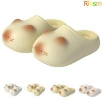 ราคา RLKSM รองเท้าแตะแมว ล่อคิตตี้ที่อบอุ่นกันน้ํา ผ้าขนสัตว์เพิ่มความสูงด้านล่างแมวปิดกลับรองเท้าแตะแมวกลางแจ้งในร่ม (41279308625)
