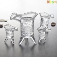 ราคา RLKSM ถ้วยจักรพรรดิ์จีน ฐานขาตั้งกล้อง ถ้วยแก้วคริสตัลโบราณ เครื่องดื่มจีน แก้วช็อตเครื่องดื่มย้อนยุค (50207148719)