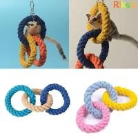 ราคา RLKSM หนูแฮมสเตอร์ของเล่นออกกําลังกาย ทําเอง เชือกฝ้ายนกเชือกเล่นของเล่นชุดชูการ์เครื่องร่อนกรงอุปกรณ์เสริม (41402551764)
