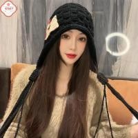 ราคา หมวกถักไหมพรมถักมืออบอุ่นฤดูใบไม้ร่วงและฤดูหนาว (56207302103)