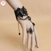 ราคา สร้อยคอโชกเกอร์คริสตัลแบบกอธิคสุดเซ็กซี่สร้อยคอโชกเกอร์คอลูกไม้สีดำวินเทจวิคตอเรียผู้หญิง (54355376644)