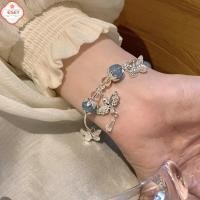 ราคา สร้อยข้อมือผีเสื้อโบราณลายกล้วยไม้ที่ดีที่สุดของขวัญวินเทจที่สวยงามสูง (50807315658)