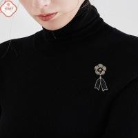 ราคา เครื่องประดับหัวเข็มขัดชุดเสื้อยกทรงสำหรับผู้หญิงลายดอกคาเมลเลีย (57404512559)