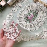ราคา ผ้าปูโต๊ะปักลายสำหรับรับประทานอาหารผ้าปูโต๊ะทรงกลมหรูหรารองแก้วกาแฟที่รองแก้วผ้าเช็ดปากตกแต่งงานแต่งงาน (54257306873)
