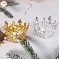 ราคา ยอดเค้กมงกุฎขนาดเล็ก1ชิ้นคริสตัลไข่มุกรัดเกล้าเครื่องประดับผมเด็ก (50807302096)