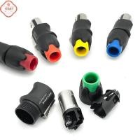 ราคา ขั้วต่อโอห์ม4ขาทำจากโลหะสำหรับเวทีปลั๊กเสียงแบบมืออาชีพอุปกรณ์เสริมสายลำโพงเล็กน้อย NL4FC ปราศจากโลหะ (49057331717)