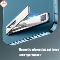 ราคา ที่วางโทรศัพท์มือถือแบบพับได้โลหะบางพิเศษระบบแม่เหล็กที่ตั้งโทรศัพท์ตั้งโต๊ะรองรับขาตั้ง2023อเนกประสงค์ (45757330005)