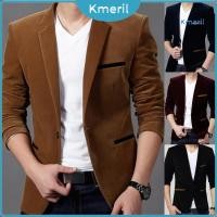 ราคา เสื้อแจ็กเก็ตสูทแขนยาว ผ้าลูกฟูก เป็นมิตรกับผิว แฟชั่นฤดูใบไม้ร่วง สไตล์นักธุรกิจ สําหรับผู้ชาย (25358944306)