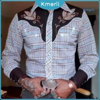 ราคา เสื้อเชิ้ตแขนยาว เข้ารูป พิมพ์ลาย สไตล์ตะวันตก วินเทจ คาวบอย แนวสตรีท สําหรับผู้ชาย (24914574345)