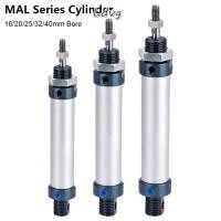 ราคา LDVG 1 ชิ้นกระบอกลมนิวเมติก การบีบอัดคู่ 25 50 75 100 มม Strok MAL กระบอก เดี่ยว 16 20 25 32 40 มม Cyllind Bore อลูมิเนียมอัลลอยด์มินิกระบอก (48656849024)