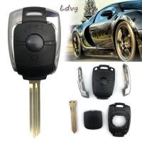 ราคา LDVG Remote Key ฝาครอบรีโมทอัจฉริยะอุปกรณ์เสริมในรถยนต์เปลือกกุญแจรถ Uncut Blade 2 ปุ่มกุญแจรถสําหรับ SsangYong Korando Kyron Actyon Rexton (43552152414)