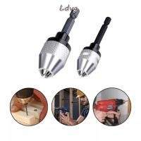 ราคา LDVG อะแดปเตอร์หัวจับสว่าน Mini Alloy Keyless Drill Chuck Chuck สําหรับไขควงขนาดเล็ก Hex Round Shank Hex Shank เครื่องมือมือ (42953052196)