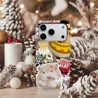ราคา หนูแฮมสเตอร์และสินค้า เคสกันกระแทกแข็งสองชั้นเคสโทรศัพท์ผู้หญิงมีสไตล์ สําหรับ iPhone17 16 15 14 13 12 11 Pro Max Plus series เหมาะสําหรับผู้หญิงมีสไตล์ (57354370226)