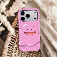 ราคา ภาพโปเกมอนสีชมพูเหมาะสําหรับ iPhone17 16 15 14 13 12 11 Pro Max Plus PC แหวนเปลือกด้านในวงเล็บ 2 in 1 เลนส์ป้องกัน Anti Drop กันกระแทกโทรศัพท์มือถือกรณี (55206273053)