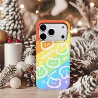 ราคา ภาพหมีสายรุ้งโรแมนติกสีม่วงและดรีมมี่สีฟ้าสองสีให้เลือกสองในหนึ่งเดียวแม่เหล็กโลหะป้องกันการตกเคสโทรศัพท์มือถือการบินโลหะก่อสร้างซูเปอร์ป้องกันการตก สนุก (45453668124)