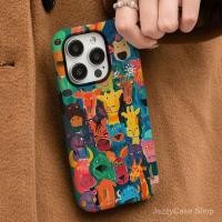 ราคา ภาพวาดสีน้ํามันเคสโทรศัพท์สองในหนึ่งเดียวเหมาะสําหรับiphone 15 14 13 12 11 pro Max se X XR XS Max 7 8 6 6s Plus (29603700461)