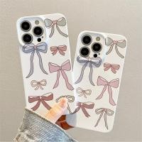 ราคา เคสโทรศัพท์มือถือแบบแข็ง กันกระแทก ลายการ์ตูนโบว์น่ารัก สีชมพู สไตล์เกาหลี สร้างสรรค์ สําหรับ iPhone รุ่นใหม่ล่าสุด PC เคสกันกระแทก รุ่น 15 14 Pro Max 13 12 11 pro 11 XS Max XR X 8 7 Plus (24323761765