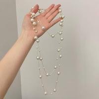 ราคา ผู้หญิงฝรั่งเศสสไตล์หรูหรามิลค์กี้สีขาว Faux Pearl Multi Strand Layered สร้อยคอ (27737002040)