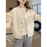 ราคา เสื้อโค้ทฤดูใบไม้ร่วงทรงหลวมสำหรับผู้หญิง สีขาว ใช้อเนกประสงค์ (57503539572)