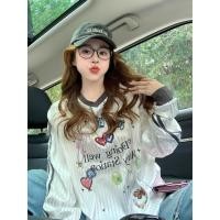 ราคา เสื้อสายเดี่ยวแขนยาวสำหรับผู้หญิง ดีไซน์โครงสร้างแน่นอนและคอกว้าง (47604437930)