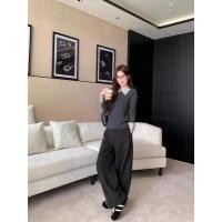 ราคา เสื้อไหมพรมแขนยาวคอกลมสีตัดกันสำหรับผู้หญิง พอดีตัวและใส่แล้วผ่อนคลาย (56353481542)