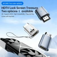 ราคา 4K 60Hz HDTV Adapter Plug and Play HDR HDTV Lock Screen Dongle อะแดปเตอร์ HDTV สากลแบบนิกเกิลพร้อมคอมพิวเตอร์ จอภาพ โปรเจคเตอร์และอุปกรณ์อินเทอร์เฟซ HDTV (56807349620)