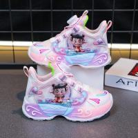 ราคา รองเท้ากีฬาสำหรับเด็กผู้หญิง สไตล์เจ้าหญิง น้ำหนักเบาที่มาพร้อมพื้นนิ่มและทนทานต่อน้ำ (44606477661)