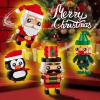 ราคา พร้อมสต็อก จัดส่งที่รวดเร็ว 2025 รูปแบบใหม่ของขวัญคริสต์มาสกรอบรูปคริสต์มาสเข้ากันได้เลโก้เลื่อนรถไฟต้นคริสต์มาสเด็กอนุภาคขนาดเล็กอาคารบล็อกประกอบของเล่น ยู (42124772500)