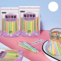 ราคา ราคาเคลียร์สต๊อก ขนมหลอดดูดรสผลไม้ ขนมย้อนวัย ขนมวัยเด็ก ลูกอมแท่งโบราณ คละรส ลูกอมแท่งรวมรสผลไม้ cc stick candy (26568371475)