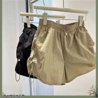 ราคา ผ้าฝ้ายลินินแห้งเร็ว กางเกงขาสั้นลําลอง ขากว้าง เอวสูง ทรงหลวม แบบแห้งเร็ว สไตล์เกาหลี สําหรับผู้หญิง (29623527092)