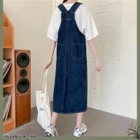 ราคา ชุดเซ็ทสาวอวบ กระโปรงยีนส์สาวอวบ รุ่นเกาหลีของกระโปรงเดนิมสดขนาดเล็กกระโปรงผู้หญิงฤดูใบไม้ผลิฤดูร้อน 2024 บวกขนาดไขมัน mm ชุดสลิปยาวกลาง (43479090524)