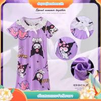 ราคา ชุดเด็กผู้หญิง ชุดนอนเด็ก ชุดนอนคุโรมิ ชินนาม่อน Kuromi Cinnamoroll ชุดนอน แขนสั้น ผ้าลูกไม้ แบบบาง ลายการ์ตูนเจ้าหญิงน่ารัก แฟชั่นฤดูร้อน สําหรับเด็กผู้หญิง ชุดนอนเด็กผู้หญิง (26979167673)