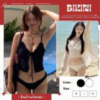 ราคา RIPPLE ชุดว่ายน้ำทูพีช ชุดเซ็ทไปทะเล บิกินี่เกาหลี 2 ชิ้น มีไซส์ M XL น้ำหนัก 40 65 กก Y295 (40079124021)
