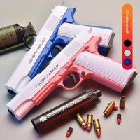 ราคา ปืนของเล่น M1911 G18 มีคัดปลอกสุดเท่ห์ โดนใจวัยเด็กแน่นอน ไม่เป็นอันตราย ตัวท็อปมีอุปกรณ์เสริมเยอะเล่นไม่มีเบื่อพร้อมส่ง (57357058677)