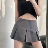 ราคา กระโปรงกางเกง กลีบพลีส เอวกลาง (28659853628)