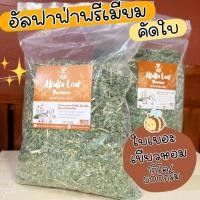 ราคา อัลฟาฟ่าคัดใบล้วน ใบอัลฟาฟ่าร่อนฝุ่นพรีเมียม หญ้ากระต่าย แกสบี้ ชินชิล่า (21475204384)