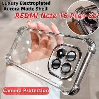 ราคา Redmiหมายเหตุ15 Pro 5Gชุบเลนส์ป้องกันกรณีสําหรับRedmi Note15 Note 15 RedmiNote15 15Pro Pro Plus 5G Anti Shockป้องกันเคสโทรศัพท์กันกระแทกปกหลัง (48354836621)