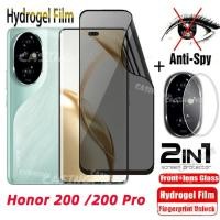 ราคา Honor 200 5G 200pro 2024 Soft Privacy hydrogel ฟิล์ม Anti Spy คลุมทั้งหมดปกป้องหน้าจอสำหรับ honor200 200Honor 200 Pro 5G 200pro 4G 2024 Anti Peek ความเป็นส่วนตัวฟิล์มฟิล์มกล้อง M (29763894698)